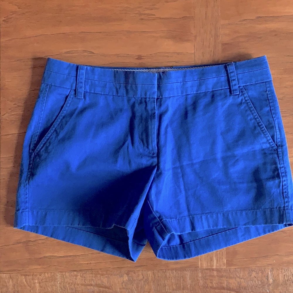 2 for $20.  J Crew blue chino shorts - size 6.